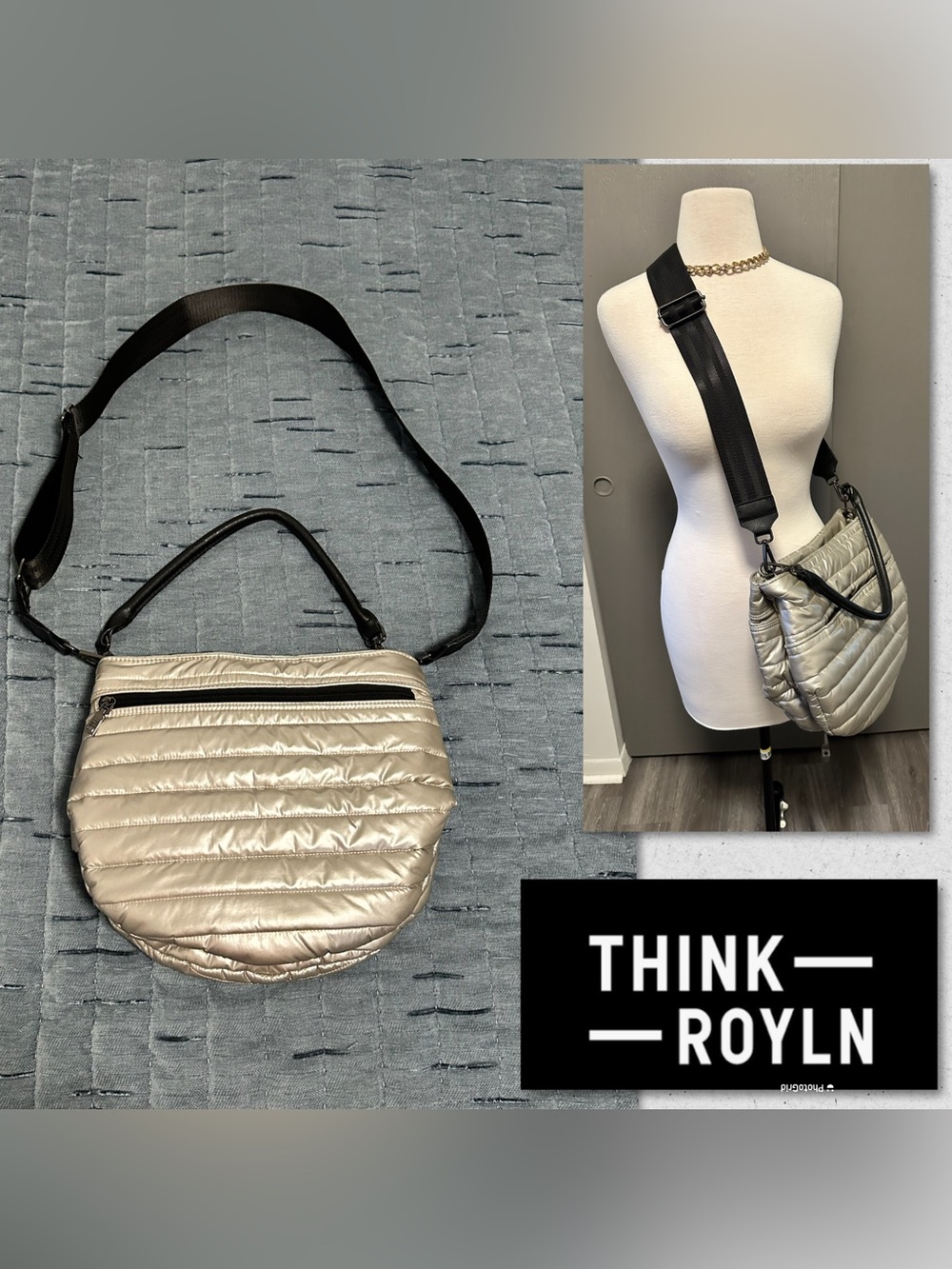 THINK ROYLN Quilted Crossbody Bag